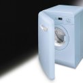 Smeg LBB14PB-2 wasmachine blauw 