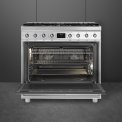 Smeg C9GMXNLK2 gas fornuis - roestvrijstaal