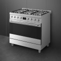 Smeg C9GMXNLK2 gas fornuis - roestvrijstaal