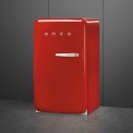 Smeg FAB10HLRD5 koelkast rood - linksdraaiend - voorkant