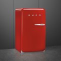 Smeg FAB10HLRD5 koelkast rood - linksdraaiend - voorkant