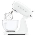 Smeg SMF13WHEU keukenmachine - volledig wit met glazen mengkom