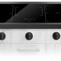 Steel E9P-5FIW NF inbouw kookplaat