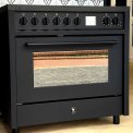 Steel DSW-E9F-5FI NF Enfasi inductie fornuis - mat zwart - All Black
