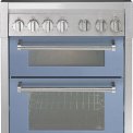 Steel GQ7SF-4I inductie fornuis met dubbele oven - 70 cm breed