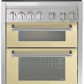 Steel GQ7SF-4I inductie fornuis met dubbele oven - 70 cm breed