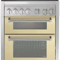 Steel GQ7SF-4I inductie fornuis met dubbele oven - 70 cm breed