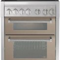 Steel GQ7SF-4I inductie fornuis met dubbele oven - 70 cm breed