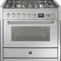 Steel GQ9S-4M fornuis - combi stoomoven - 90 cm. breed