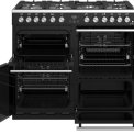 In het Stoves Precision DX S1000DF EU BK zwart fornuis kunt u vier ovens tegelijk gebruiken