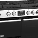 De programmeerbare ovenklok op het Stoves Precision DX S1100DF GTG EU SS rvs fornuis