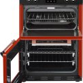 Het Stoves RICHMOND 600 Ei EU ROOD inductie fornuis met dubbele oven