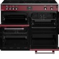 Stoves Richmond DX S1000Ei CB Chili Red inductie fornuis