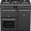 De Stoves Richmond DX S900DF EU CB Ant antraciet fornuis is voorzien van drie ovens