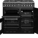 Bij de Stoves Richmond DX S900DF EU CB Ant antraciet fornuis is de rechter oven te splitten