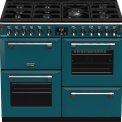 Stoves RICHMOND S1000 DF Deluxe Kingfisher Teal fornuis