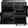 Stoves Richmond DX D1000 Ei BK inductie fornuis - 100 cm. - zwart