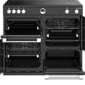 Het Stoves Sterling S1000 EI zwart inductie fornuis is voorzien van vier ovens 