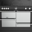 De ovens op het Stoves Sterling S1100 Ei Deluxe zwart inductie fornuis hebben verschillende functies