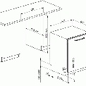 Afmetingen Smeg STP364T opruiming semi-professionele inbouw vaatwasser