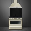 Smeg TR90IP9 inductie fornuis - crème