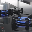 V-Zug GAS411GSAZ inbouw gas-op-glas wok kookplaat - domino