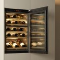 V-zug Winecooler 90 SL Platinum inbouw wijnkoelkast - nis 88 - Platinum glas linksdraaiend