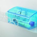 De easystore-boxen van de Zanussi ZRB34214XA koelkast rvs zijn uitermate geschikt om kleine zaken als medicijnen of make-up te koelen