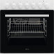 Vrijstaand AEG CKB64101BW fornuis 60 cm breed met gas kookplaat en elektrische oven