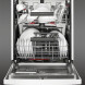 Het interieur van de Aeg F65709VI0P inbouw vaatwasser