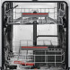 AEG FES5368XZM inbouw vaatwasser - half geintegreerd