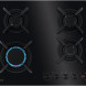 AEG HKB64453NB inbouw gas kookplaat - 4 branders - gas-op-glas