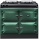 AGA R3 4-oven fornuis in kleur British Racing Green met vier ovens