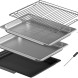 Atag CS8671D inbouw combi-stoomoven - zwart glas