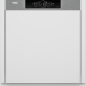 Beko BDSN36640XC2 half geïntegreerde vaatwasser in inox fingerprint proof uitvoering