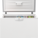 Beko HSM29540 vrijstaand vrieskist - wit