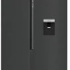 BEKO side-by-side koelkast GN163241XBRN moderne darksteel afwerking