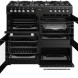 Zwart fornuis Belling COOKCENTRE 100 DF BLK met multifunctionele ovens