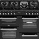 Belling fornuis COOKCENTRE 100 DF BLK met 7 gasbranders en 3 ovens