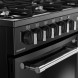 Belling FARMHOUSE 100DF BLK met 3 ovens en touchscreen digitale timer