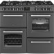 Belling FARMHOUSE 110DF ANT fornuis in antraciet, 110 cm breed met 7 gasbranders en 3 ovens