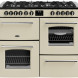 Belling FARMHOUSE 110DF CRM fornuis in crème uitvoering met 7 gasbranders en 3 ovens