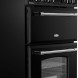 Dubbele oven met grill- en sudderfunctie in Belling FARMHOUSE 60DF BLK fornuis