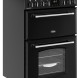 Belling FARMHOUSE 60DF BLK fornuis met klassieke look en moderne functies, 60 cm