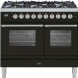 Boretti VP104ANG fornuis gasoven antraciet