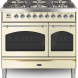 Boretti VPNR946OWG fornuis gasoven oud-wit
