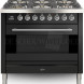 Boretti VPS94ANG fornuis gasoven antraciet