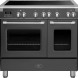 Boretti CFBI902AN2 inductie fornuis met dubbele oven - antraciet