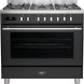 Boretti ML9016GSAN gas fornuis - antraciet