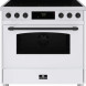 Elementi di Cucina EC9036-WT-IX-B inductie fornuis - klassiek - wit